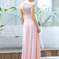Guipure Lace Bodice Chiffon Dress