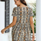 Snakeskin Print Smock Dress