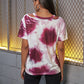 Cold Shoulder Tie Dye Tee