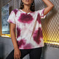 Cold Shoulder Tie Dye Tee