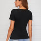 V-neck Solid Tee