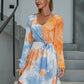 Cut Out Tie Dye Dress