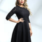 Zip Back Lace Bodice Dress