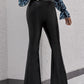 Polka Dot Flare Leg Pants