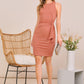 Solid Knot Sleeveless Dress