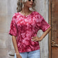 Tie Dye Print Drop Shoulder Tee