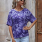 Tie Dye Print Drop Shoulder Tee