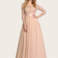 Zip Back Lace Bodice Prom Dress
