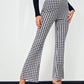 Polka Dot Flare Leg Pants