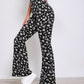 Polka Dot Flare Leg Pants