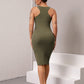 Scoop Neck Bodycon Dress