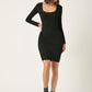 Scoop Neck Bodycon Dress