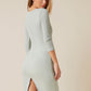 Split Hem Bodycon Dress