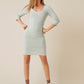 Split Hem Bodycon Dress