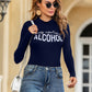 Letter Graphic Long Sleeve Tee