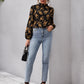 Frill Neck Floral Top