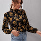 Frill Neck Floral Top