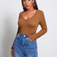 Cable Knit Solid Top