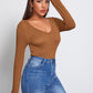 Cable Knit Solid Top