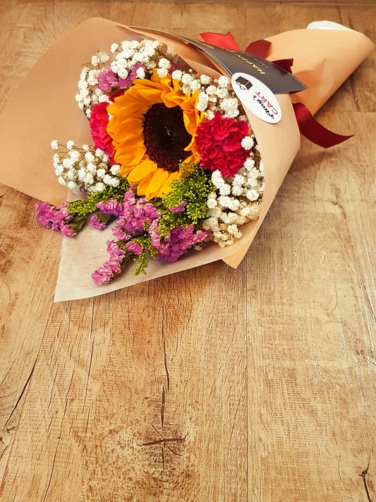 JANVI - SUNFLOWER BOUQUET | Amy's Cart Singapore