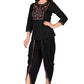 Black Kurta Dhoti Set