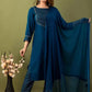 Blue Rayon Kurta set