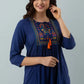 Casual Regular Sleeves Embroidered Women Top