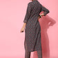 Chevron Pure Cotton Kurta Set