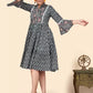 Cotton Grey Flare Dress
