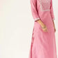 Women Pink Kurta and Palazzo Set