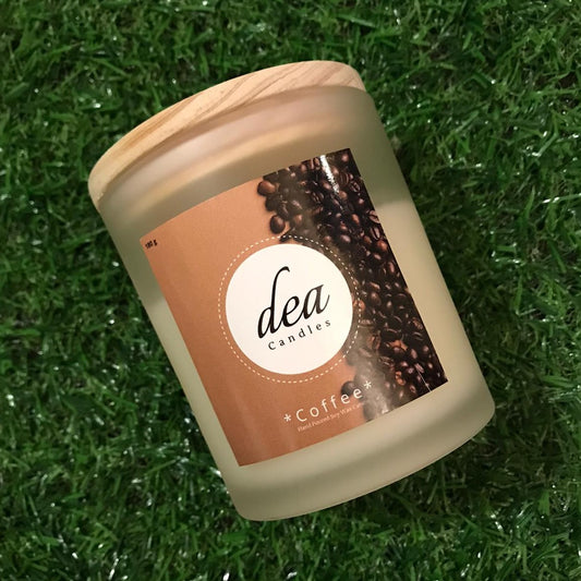 Dea Hand Poured Soy Wax Candle Coffee Fragrance
