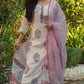Women Pure Cotton Kurta and Pant Set with Pink shawl