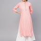 Ethnic Geometry Khadi Print Kurta Set