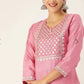 Women Pink Kurta and Palazzo Set