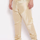 Men Plus Size Gold Toned Churidar