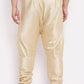 Men Plus Size Gold Toned Churidar