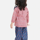 Girls Bandhani Printed Top With Pants