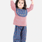 Girls Bandhani Printed Top With Pants