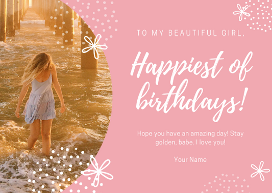 HAPPIEST OF BIRTHDAYS - GREETING CARD | Amy's Cart Singapore