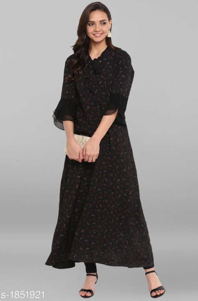 JANASYA CLASSY CREPE CASUAL WEAR A LINE KURTIS Amy s Cart