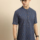 Men Blue Kurta