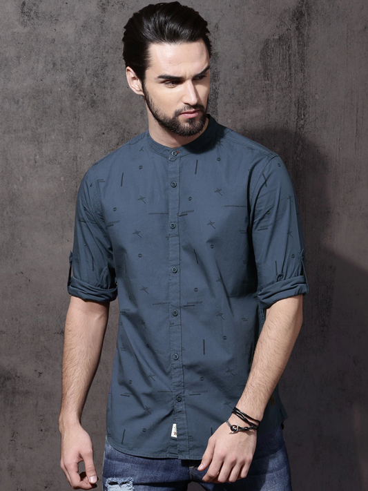 Men Regular Fit Printed Casual Shirt