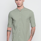 Men Green Slim Fit Shirt