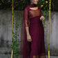 Printed Kurta Trouser Pant & Dupatta Set