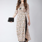 Pink Floral Printed Crepe Maxi Top