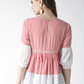 Red & White Striped A-Line Top