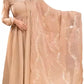 Solid Kurta Palazzo & Dupatta Set