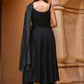 Women Solid Kurta, Palazzo & Dupatta Set