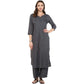 Women Trendy Straight Solid Kurta Set