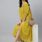 Women A-line Yellow Dress